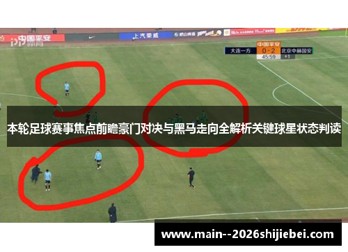 本轮足球赛事焦点前瞻豪门对决与黑马走向全解析关键球星状态判读 本轮足球赛事焦点前瞻豪门对决与黑马走向全解析关键球星状态判读